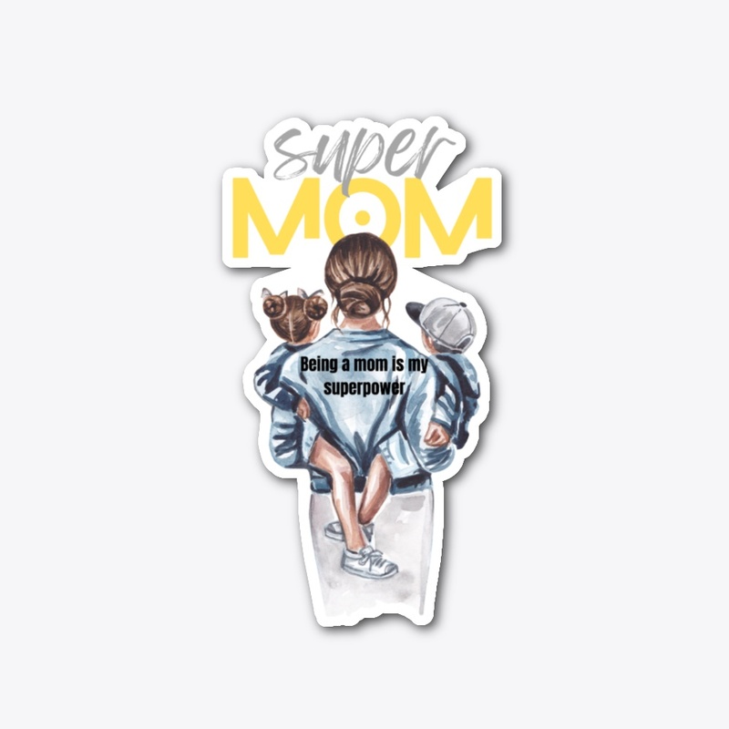 Super Mom Unisex Heavy Cotton Tee 