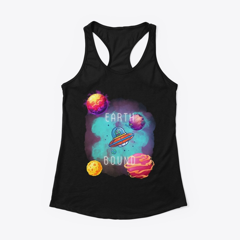 Earth Bound space alien t-shirt