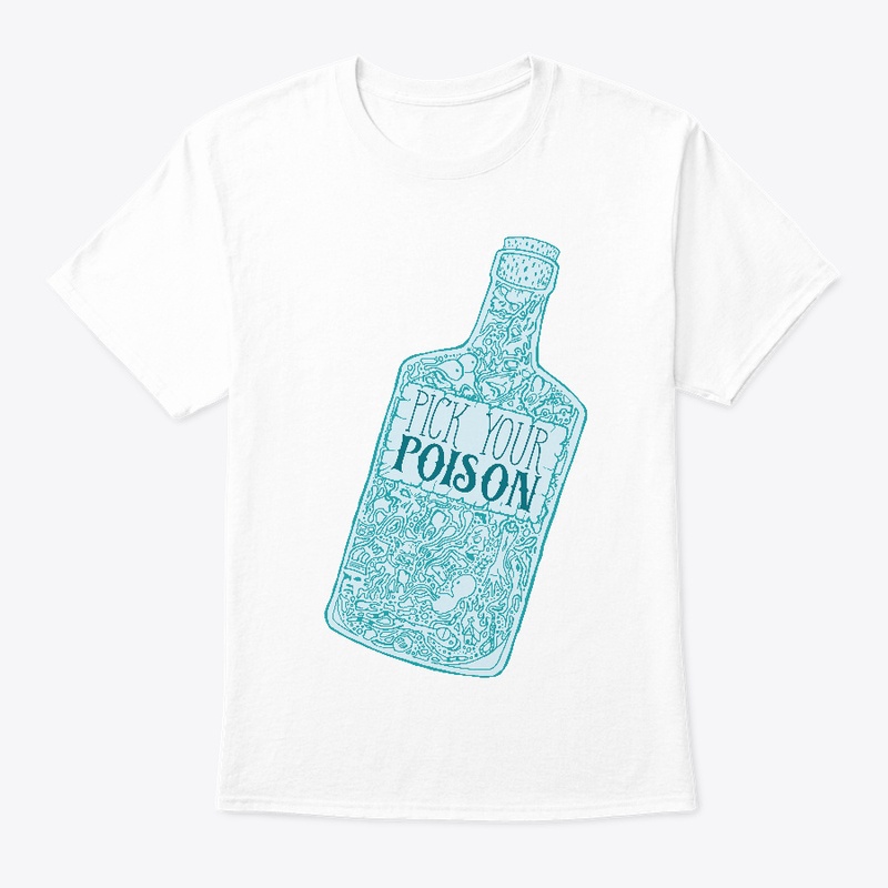 Pick Your Poison Bottle Illustration