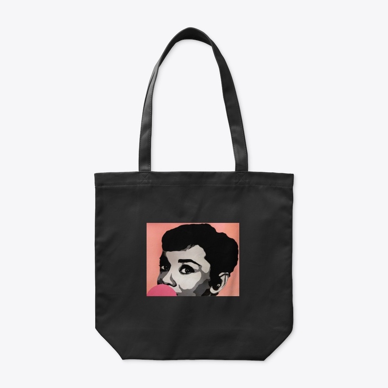 Audrey Hepburn Eyes Landscape