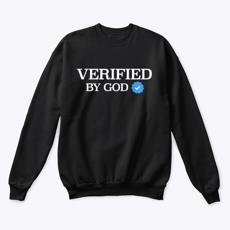 VERIFIED BY GOD (white Logo)