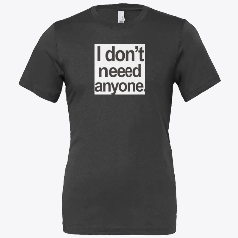 I don't need anything 