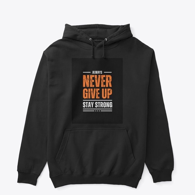 "Never Give Up Motivational T-Shirt 