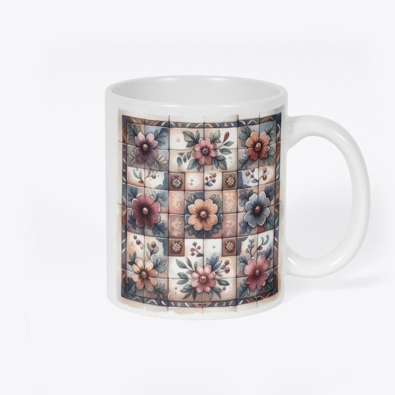 Mosaic tile mug.