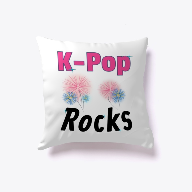 K-Pop Rocks - Fireworks and Stars White
