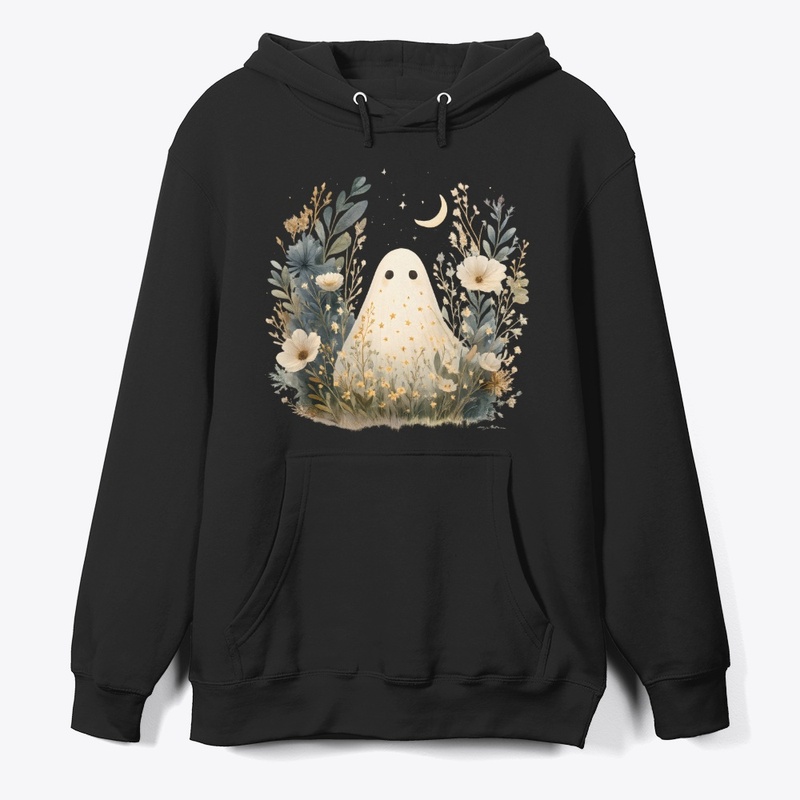 Moonlit Boho Ghost | Halloween Art