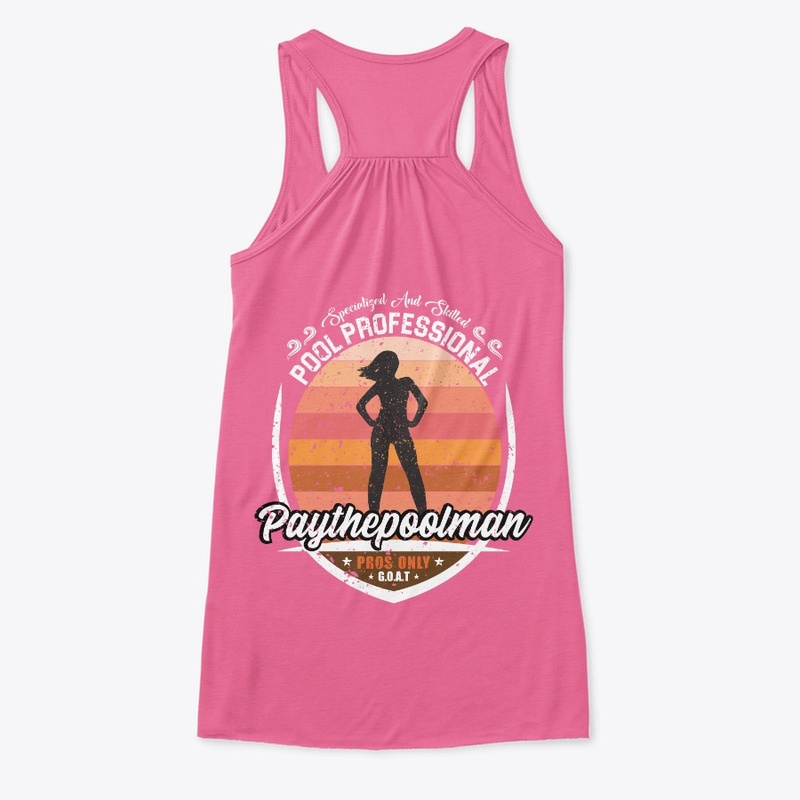 Paythepoolman women's flow tank top
