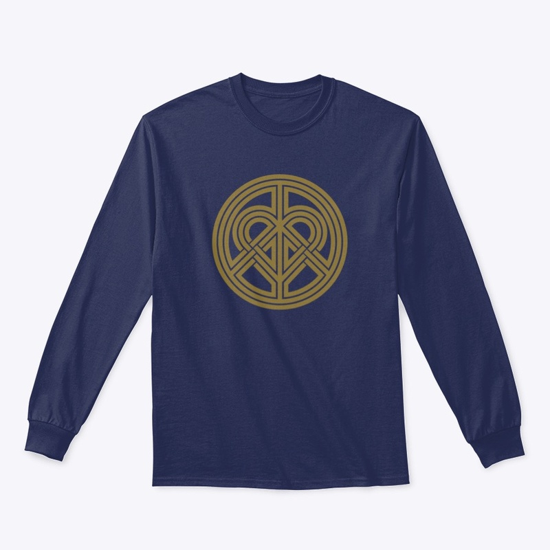 PEACE + LOVE INTERWOVEN GOLD