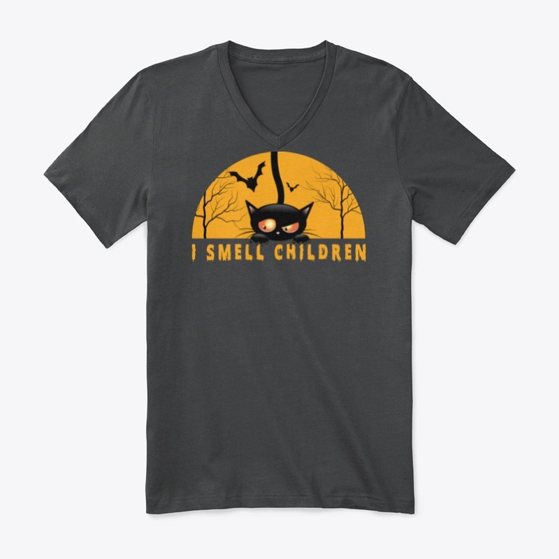 Black Cat Halloween T-Shirt