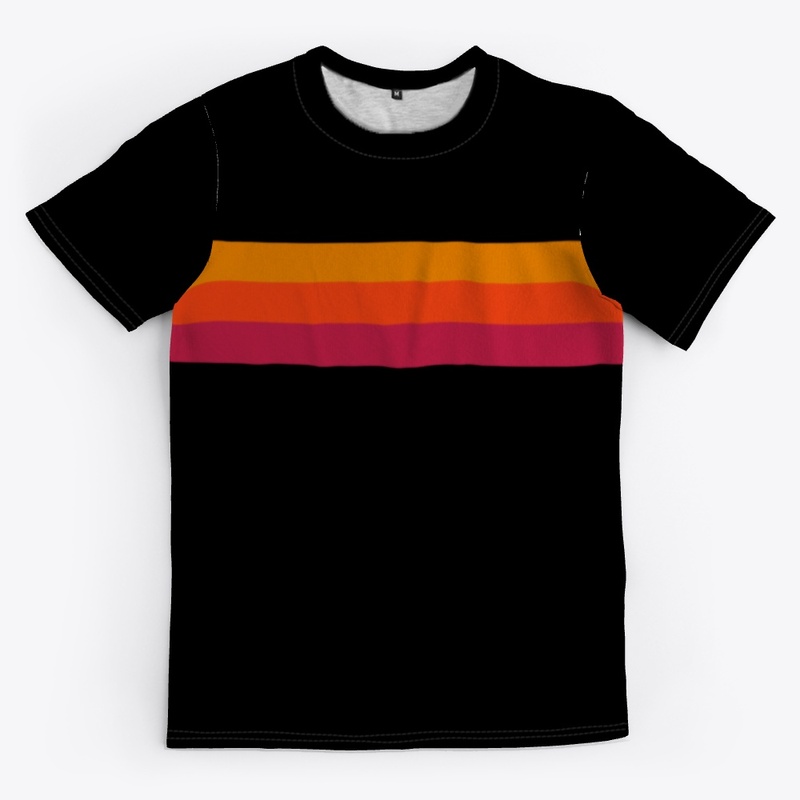 Classic Abstract Minimal Retro Stripes