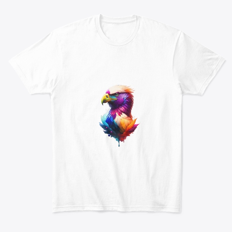 Eagle Head Splash Art T-Shirt