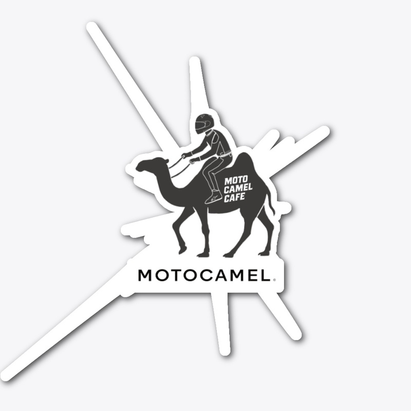 MotoCamel Cafe Silhouette