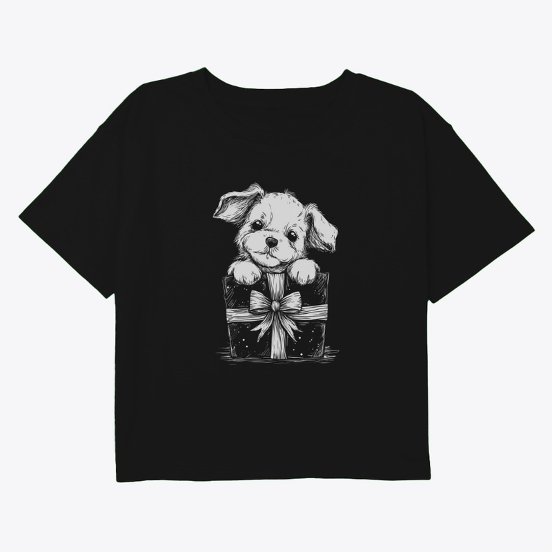 Cute Xmas Gift Pup