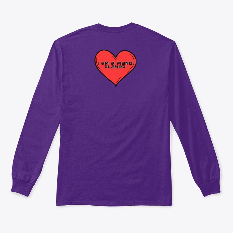 T-shirt I am a piano player