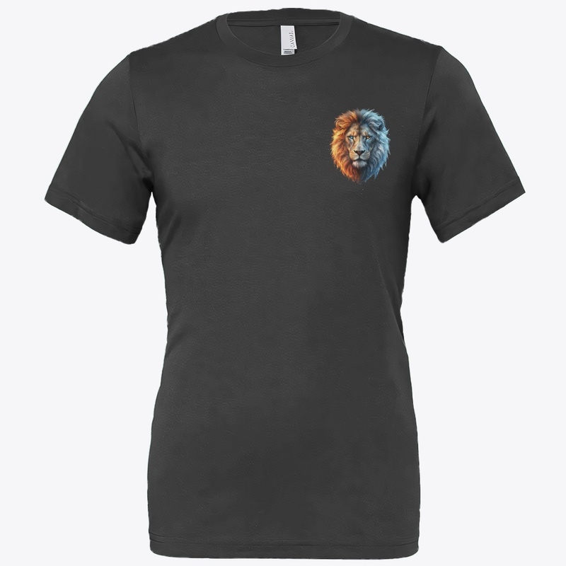 Fire and Ice Lion Face