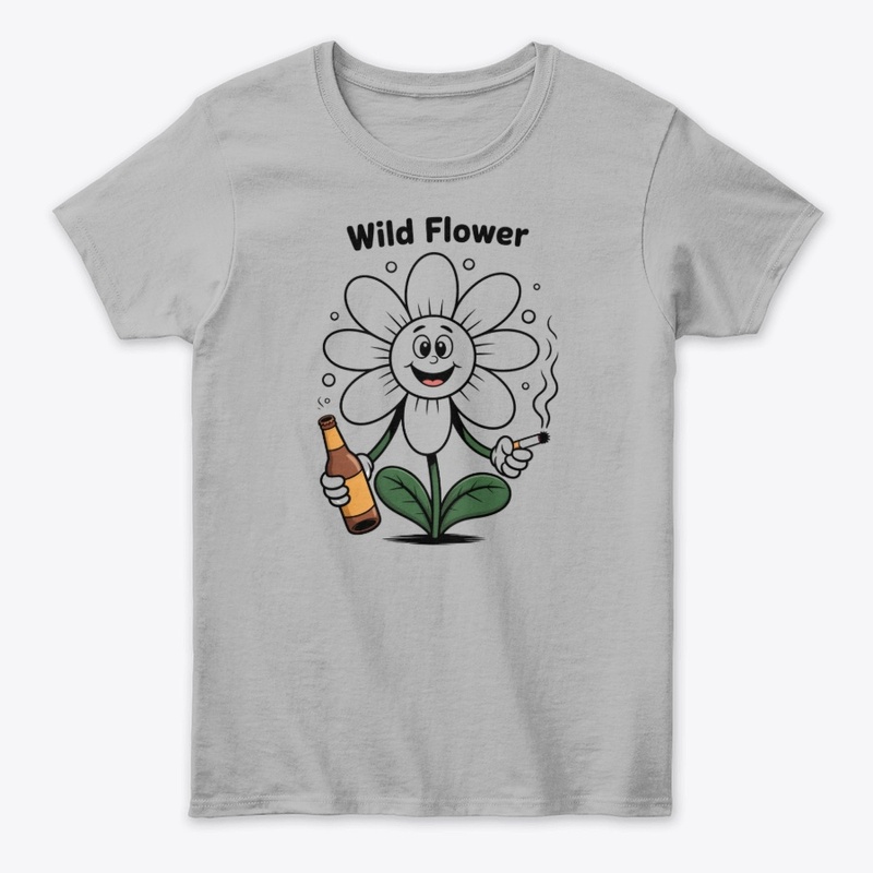 Wild Flower Funny Graphic