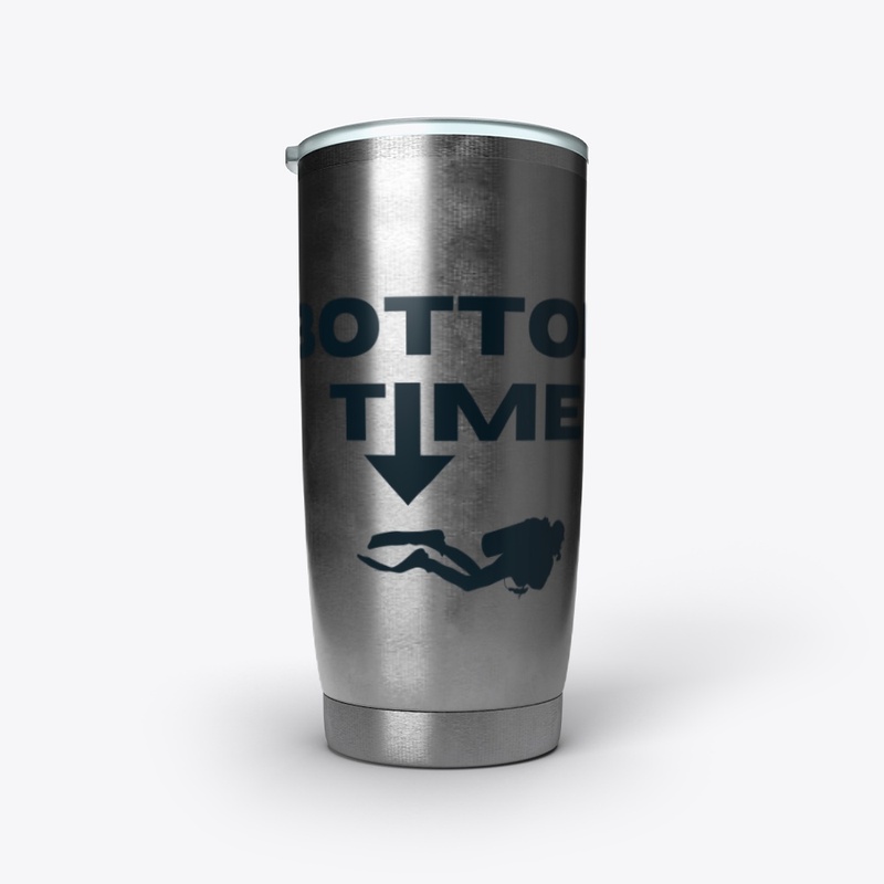 Bottom Time logo in white