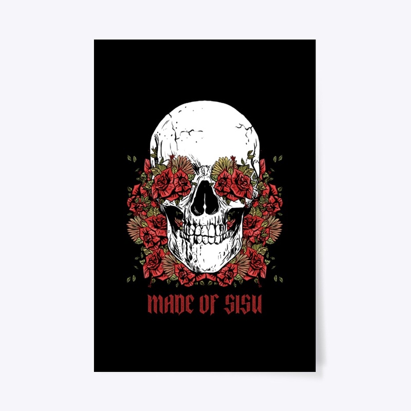 Made of Sisu Beautiful Skull