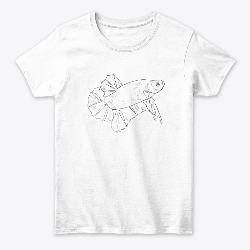 Minimalistic Koi Plakat Betta