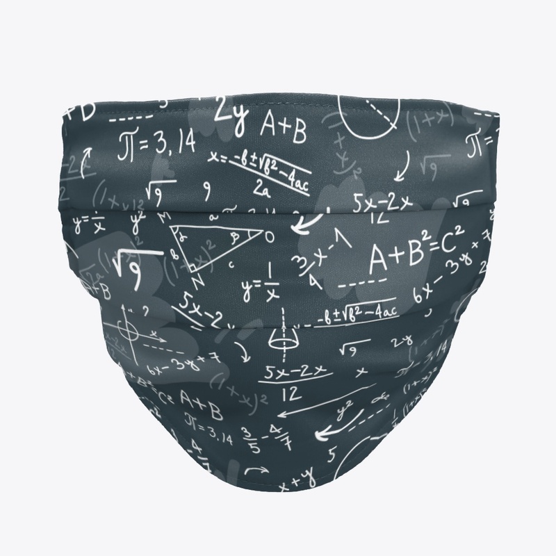 Mathematics Pattern Cloth Face Mask