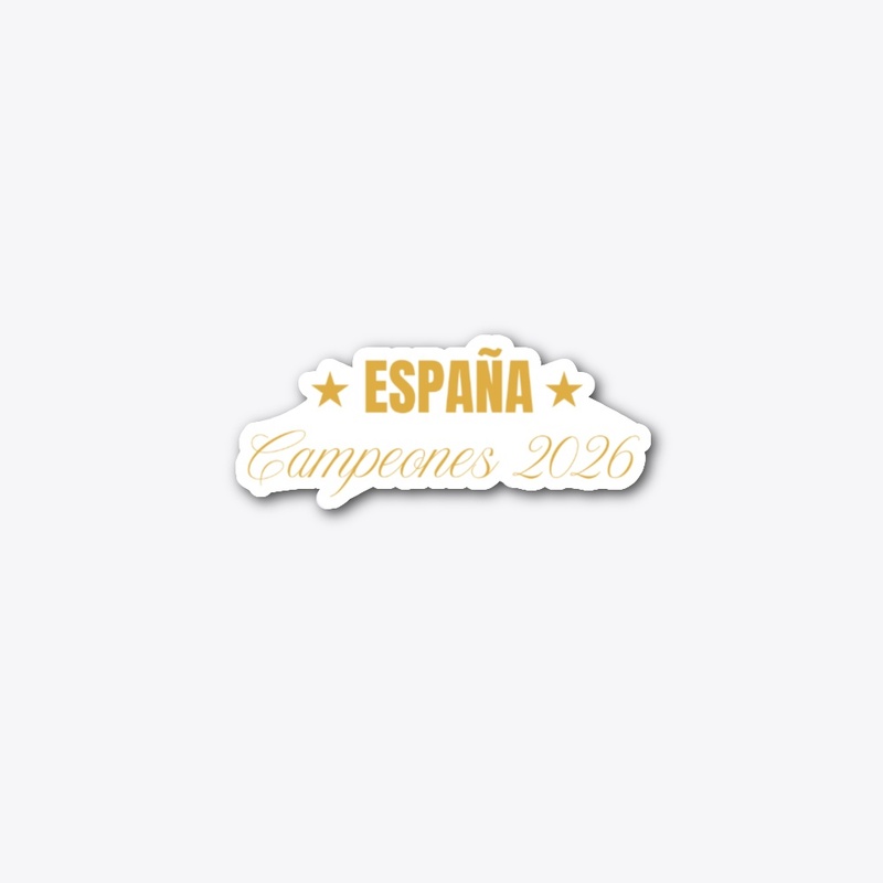 Spain 2026 World Champions Crest Tee