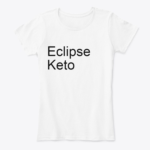 Eclipse Keto White T-Shirt Front