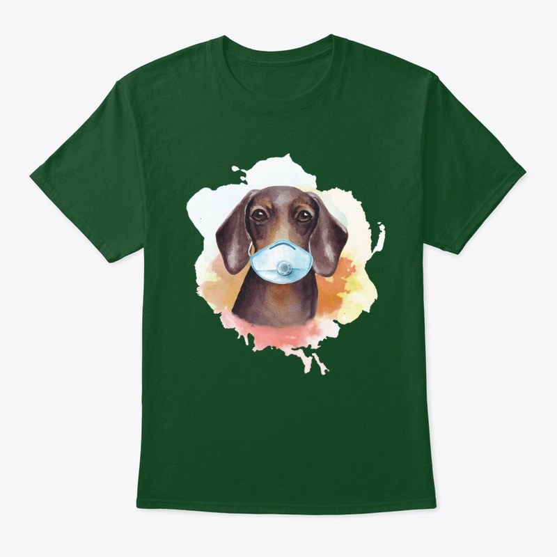 Funny Dachshund Mask