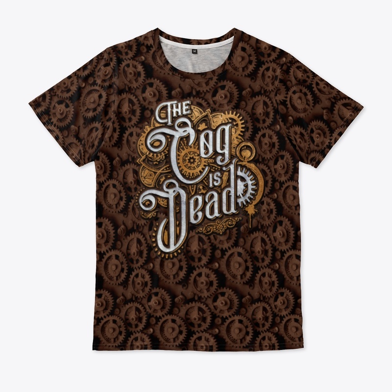 Gears and Logo all-over print shirt