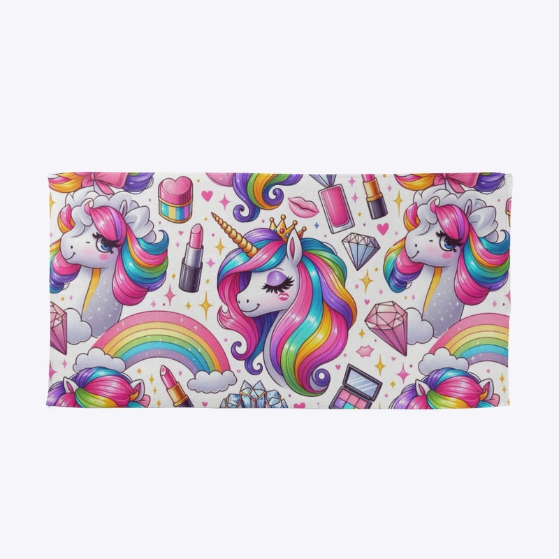 Glamour at the Unicorns Makeup Counter