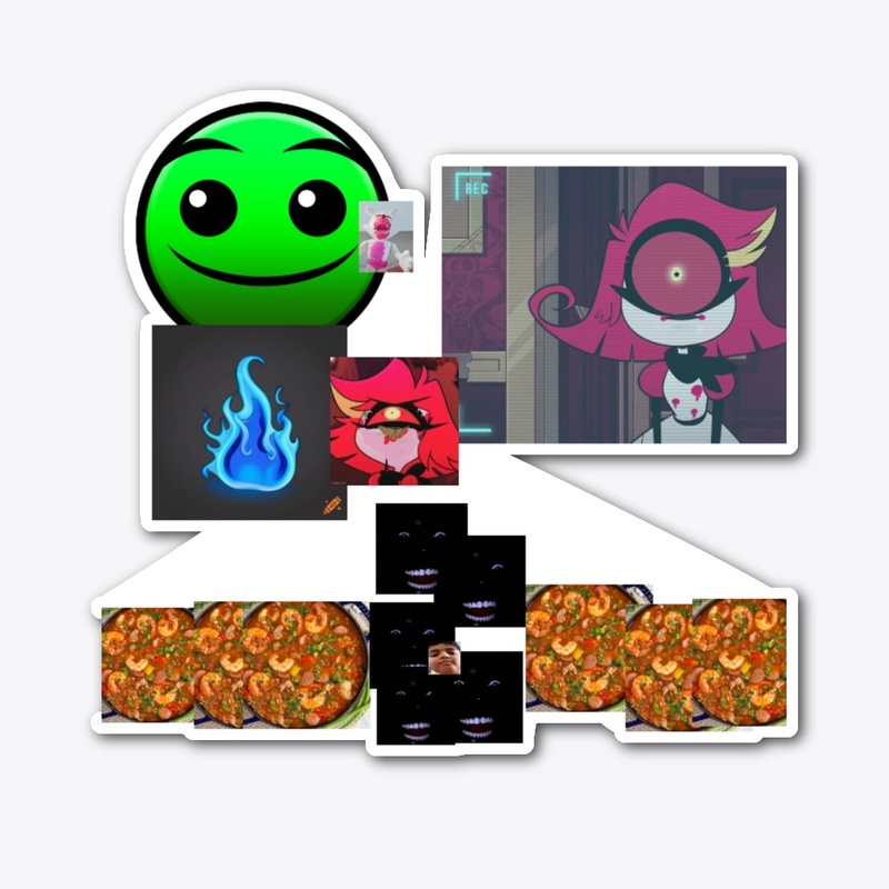 jambalaya hat and stickers YIP-