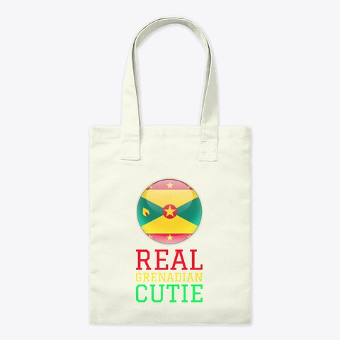 Real Grenadian Cutie Natural T-Shirt Front