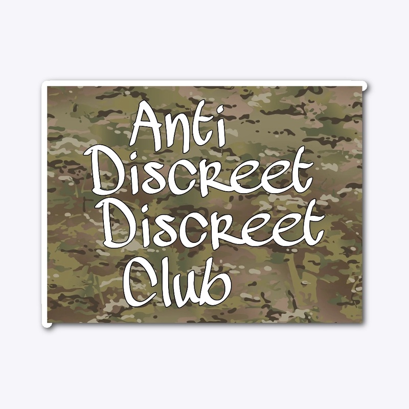 Multicam Discreet Sticker