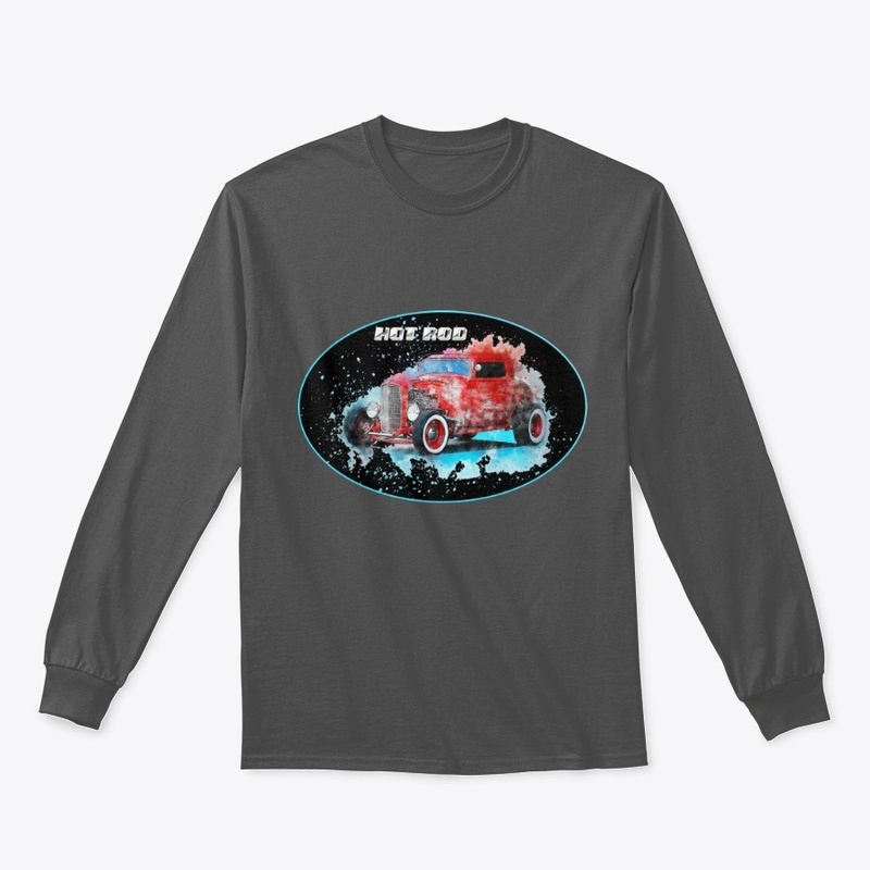 Sweatshirt + Hot Rod T-Shirt.