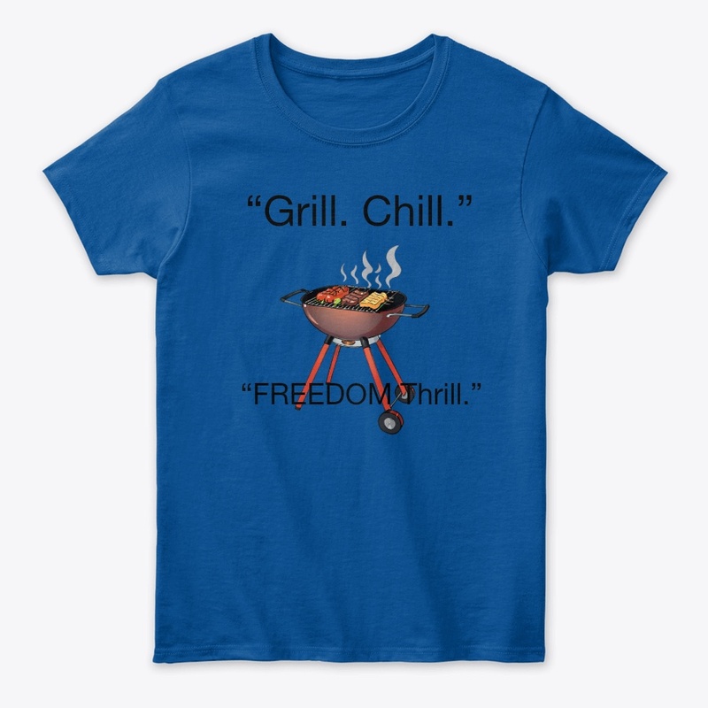 4th of July BBQ T-Shirt – Grill & Chil