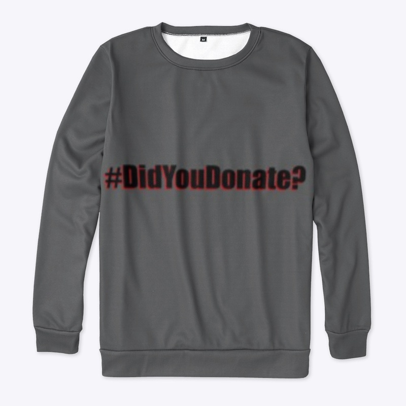 Did You Donate Black Logo