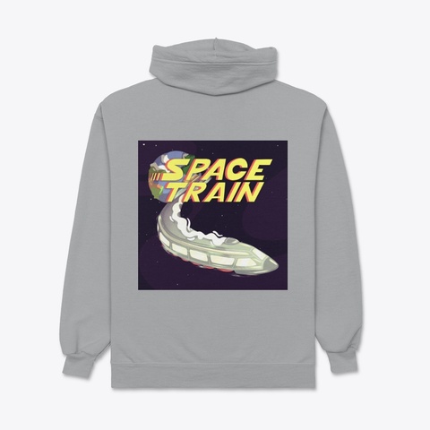 Space Train Light Steel Camiseta Back