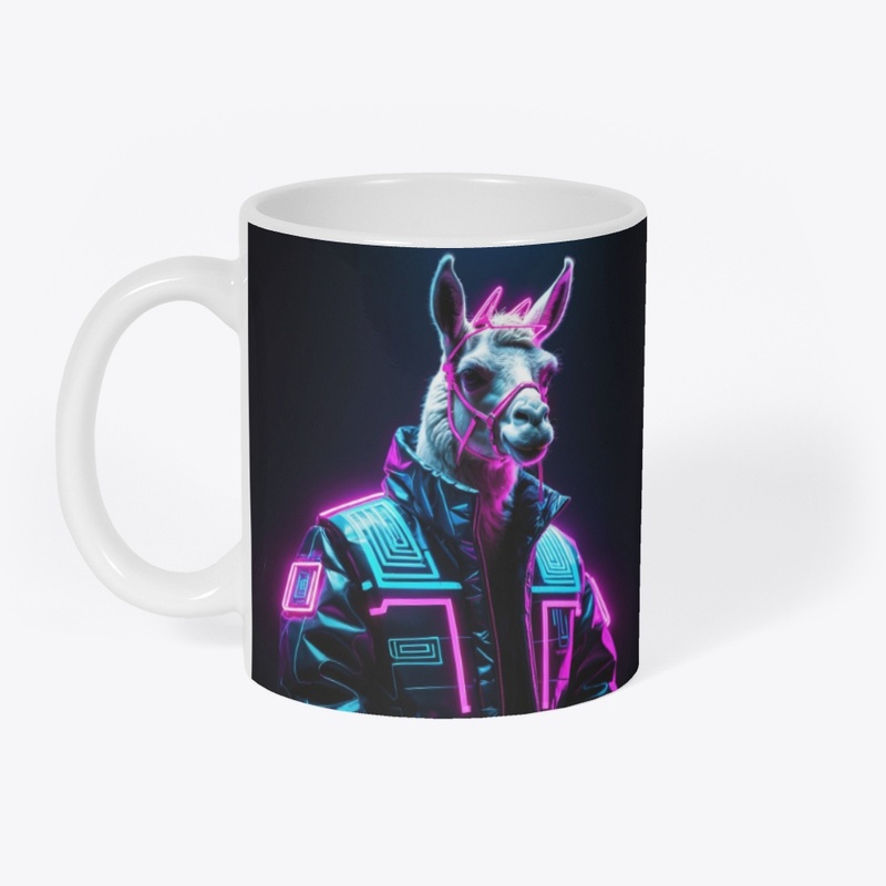 "Cyberpunk Llama"