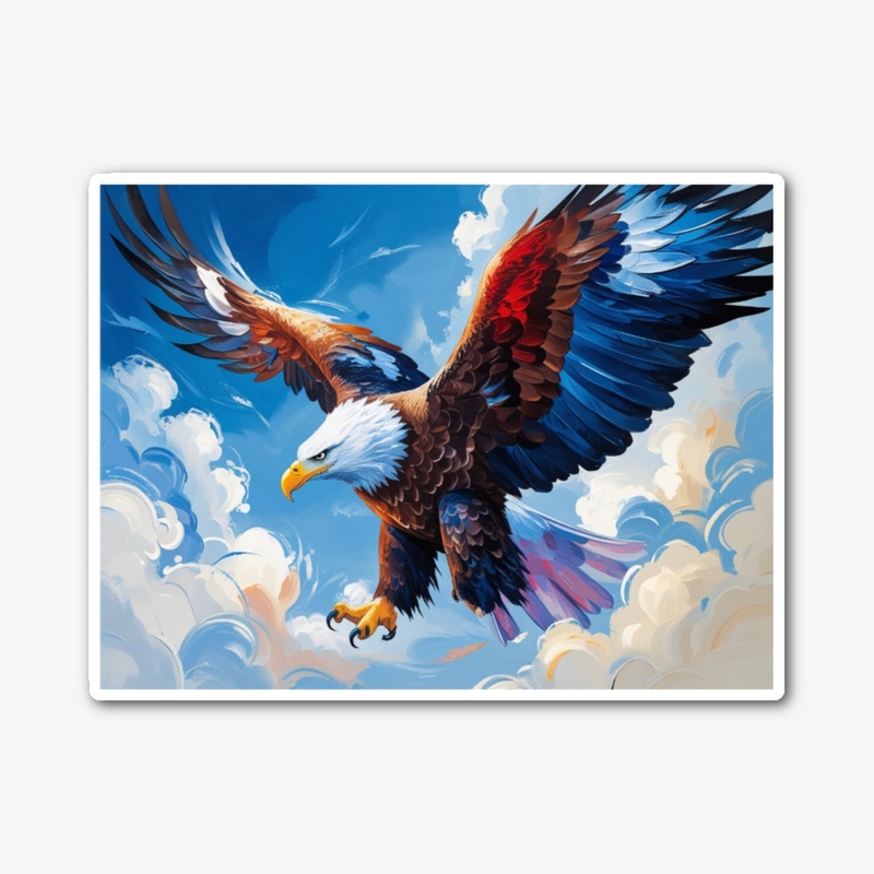 Majestic Bald Eagle in Flight