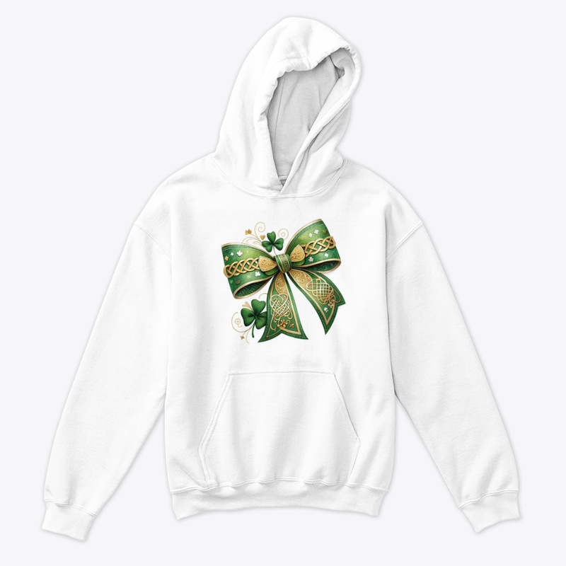 Elegant Green Bow | Patrick's Day White