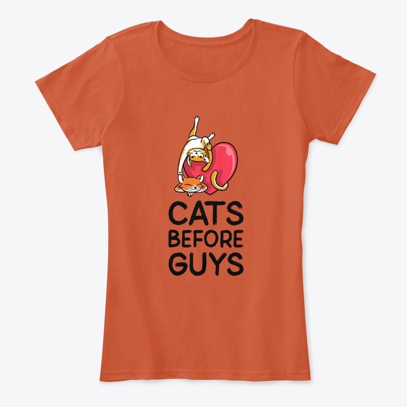 Cats Before Guys Tee