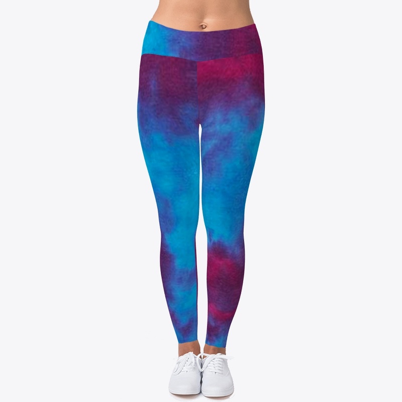 Tie dye leggings pattern