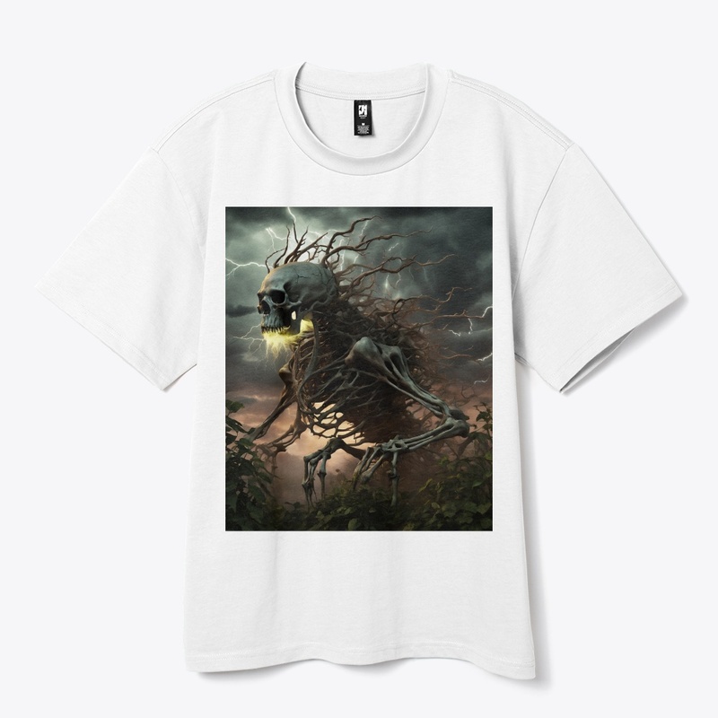 Haunting Skeletal Creature Storm