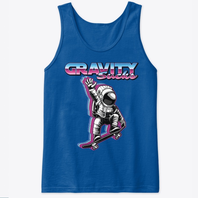 Gravity sucks space astronaut