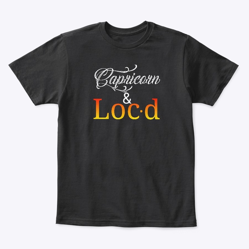Capricorn & loc'd zodiac tee shirt