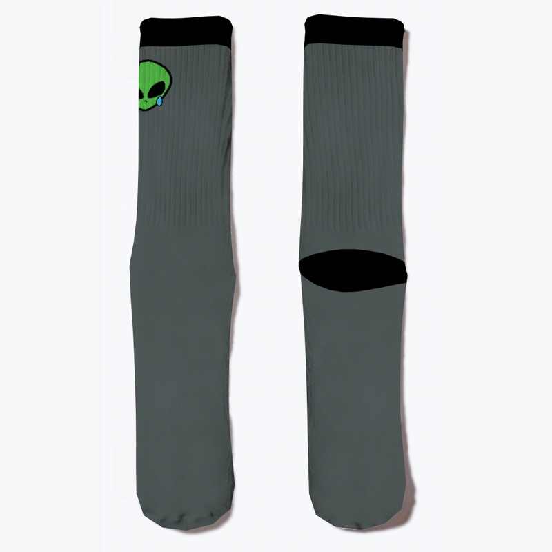 Sad Alien Socks
