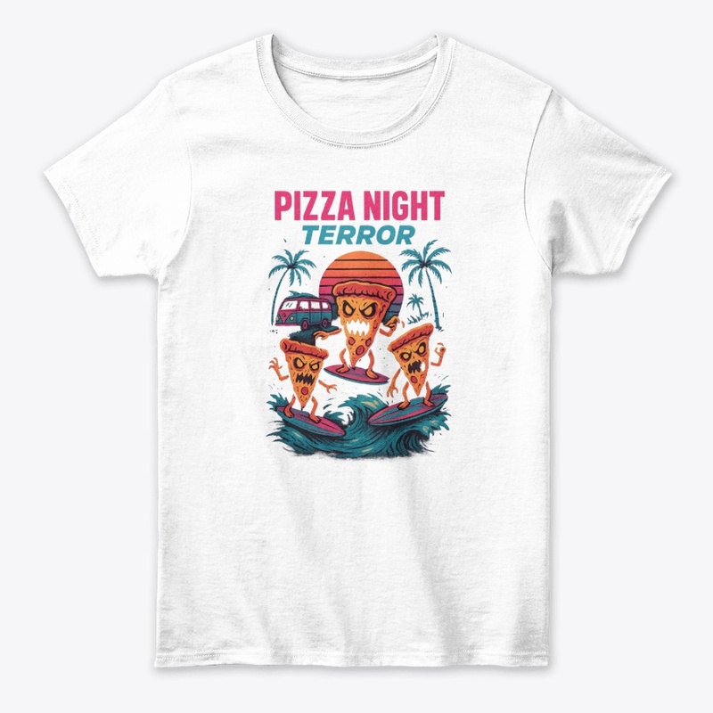Pizza Night Terror 80s Retro