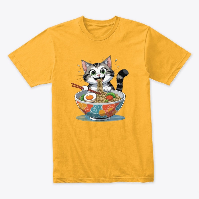 Happy Noodle Cat