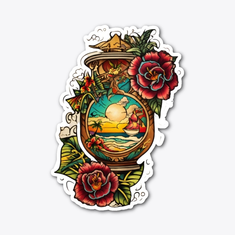 Monterey Tattoo Beach T-shirt