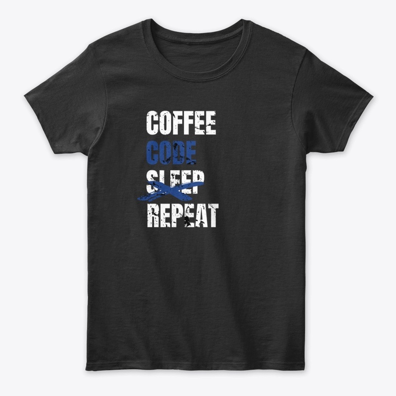 Coffee Code Sleep Repeat Design Gift
