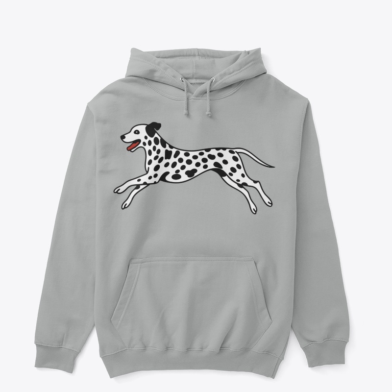 Running Dalmatian Dog 